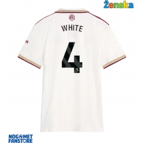 Arsenal Ben White #4 Rezervni Dres za Ženska 2025-26 Kratak Rukav